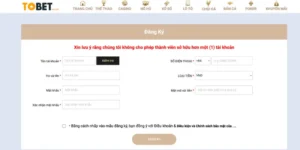 Hướng dẫn chi tiết cách đăng ký đăng nhập tobet88
