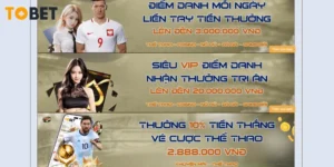 Top những khuyến mãi Hot nhất tại Tobet88